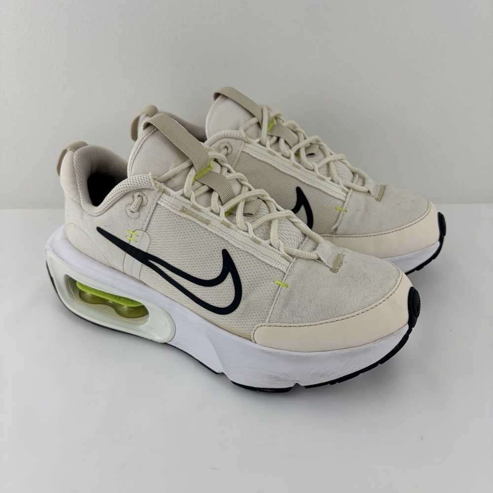 Nike Air Max INTRLK Women's Size 7.5 Phantom White Black Volt Sneakers